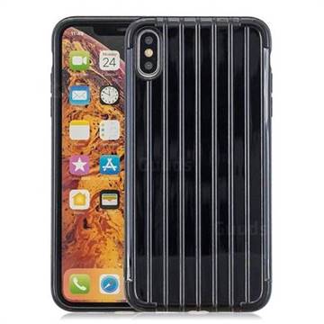 Suitcase Style Mobile Phone Back Cover for iPhone XS / iPhone X(5.8 inch) - Black