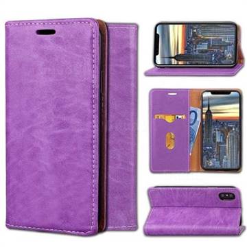 Multi Function Phone Magnetically Holster Case for iPhone X - Purple