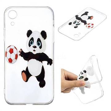 Football Panda Super Clear Soft TPU Back Cover for iPhone Xr (6.1 inch)