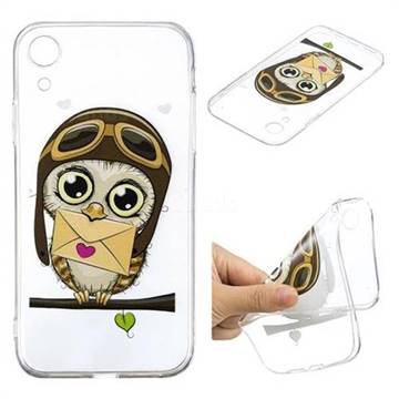 Envelope Owl Super Clear Soft TPU Back Cover for iPhone Xr (6.1 inch)