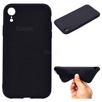 Candy Soft TPU Back Cover for iPhone Xr (6.1 inch) - Black