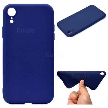 Candy Soft TPU Back Cover for iPhone Xr (6.1 inch) - Blue