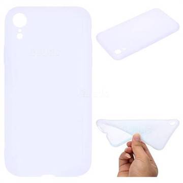 Candy Soft TPU Back Cover for iPhone Xr (6.1 inch) - White