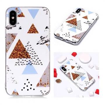 Hill Soft TPU Marble Pattern Phone Case for iPhone Xr (6.1 inch)