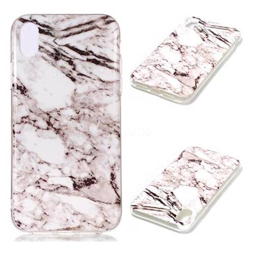 White Soft TPU Marble Pattern Case for iPhone Xr (6.1 inch)