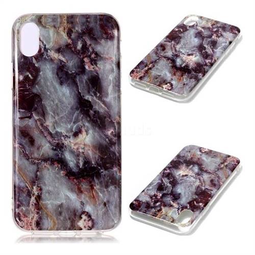 Rock Blue Soft TPU Marble Pattern Case for iPhone Xr (6.1 inch)