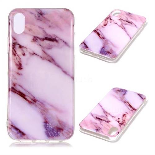 Purple Soft TPU Marble Pattern Case for iPhone Xr (6.1 inch)
