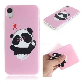 Heart Cat IMD Soft TPU Cell Phone Back Cover for iPhone Xr (6.1 inch)