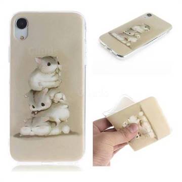 Three Squirrels IMD Soft TPU Cell Phone Back Cover for iPhone Xr (6.1 inch)