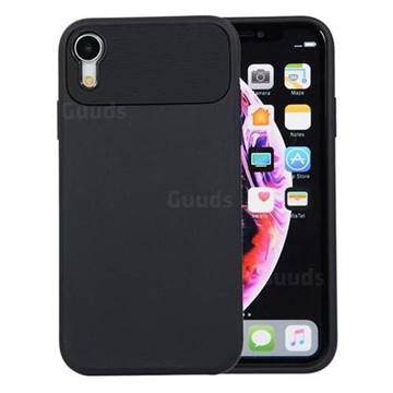 Carapace Soft Back Phone Cover for iPhone Xr (6.1 inch) - Black
