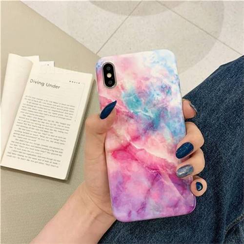 Dream Green Marble Clear Bumper Glossy Rubber Silicone Phone Case for ...