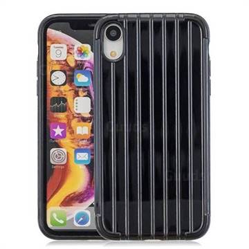 Suitcase Style Mobile Phone Back Cover for iPhone Xr (6.1 inch) - Black