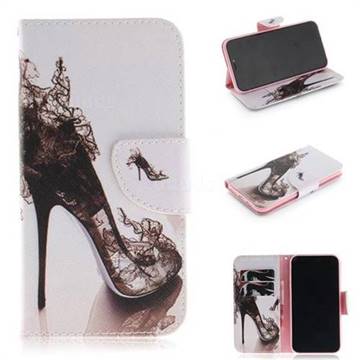 High Heels PU Leather Wallet Case for iPhone Xr (6.1 inch)