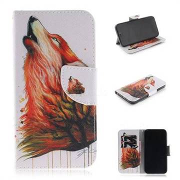 Color Wolf PU Leather Wallet Case for iPhone Xr (6.1 inch)
