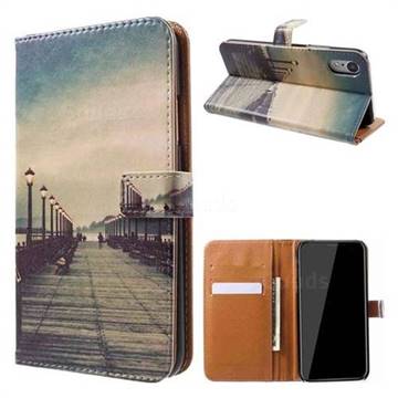 Retro Bridge Leather Wallet Case for iPhone Xr (6.1 inch)