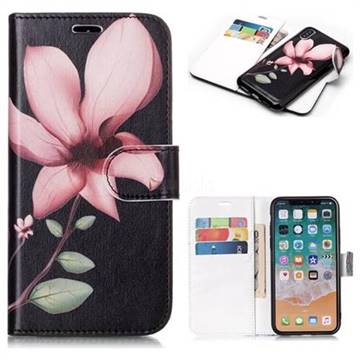 Magnolia Detachable Smooth PU Leather Wallet Case for iPhone Xr (6.1 inch)