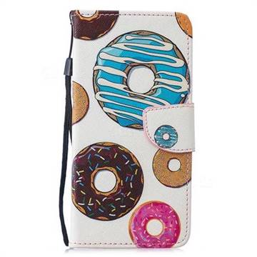 Colored Macaron PU Leather Wallet Phone Case for iPhone Xr (6.1 inch)