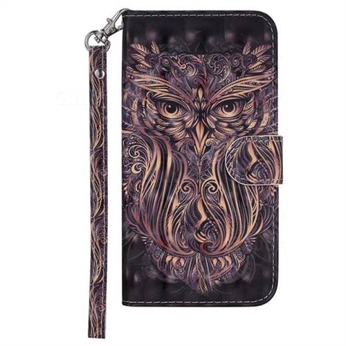 Black Lace Flower 3D Painted Leather Wallet Case for iPhone Xr (6.1 inch) -  Leather Case - Guuds