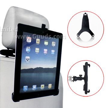 Car Seat Backrest Mount Holder Bracket for iPad / iPad 2 / the New iPad / iPad 4