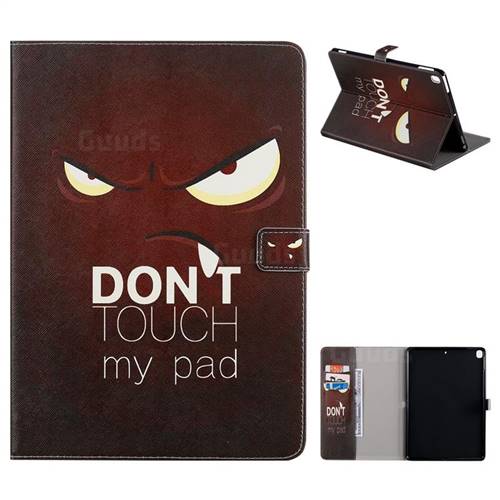 Angry Eyes Folio Flip Stand Leather Wallet Case for Apple iPad 10.2 (2019)