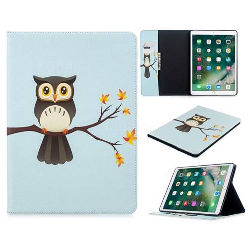 Owl on Tree Folio Stand Leather Wallet Case for Apple iPad 10.2 (2019)