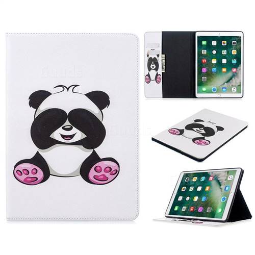 Lovely Panda Folio Stand Leather Wallet Case for Apple iPad 10.2 (2019)