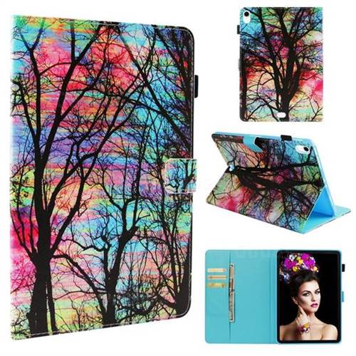 Color Tree Folio Stand Leather Wallet Case for Apple iPad Pro 11 2018