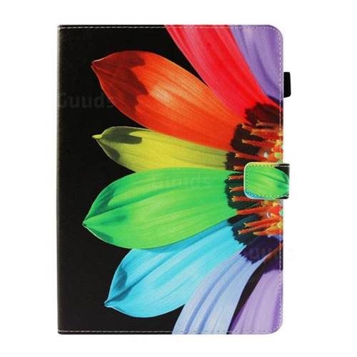 for iPhone 13 Leather Wallet Protective Cover,Folio Case Sunflower