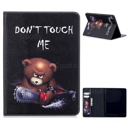 Chainsaw Bear Folio Stand Leather Wallet Case for Apple iPad Pro 11 2018