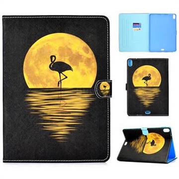Sunset Flamingo Folio Flip Stand Leather Wallet Tablet Case Cover for Apple iPad Pro 11 2018