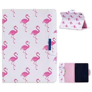 Red Flamingo Folio Flip Stand Leather Wallet Case for Apple iPad Pro 11 2018