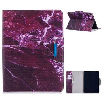 Red Marble Folio Flip Stand Leather Wallet Case for Apple iPad Pro 11 2018