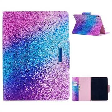Rainbow Sand Folio Flip Stand Leather Wallet Case for Apple iPad Pro 11 2018