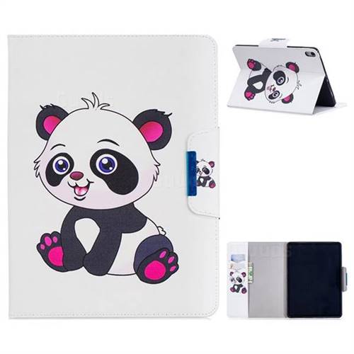 Baby Panda Folio Flip Stand Leather Wallet Case for Apple iPad Pro 11 2018