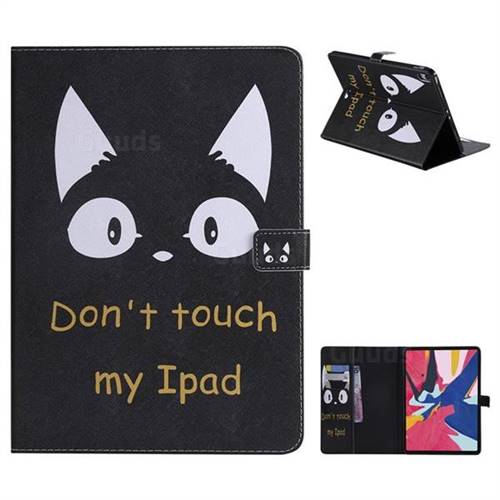 Cat Ears Folio Flip Stand Leather Wallet Case for Apple iPad Pro 11 2018