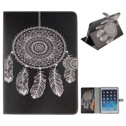 Black Wind Chimes Painting Tablet Leather Wallet Flip Cover for iPad Air iPad5