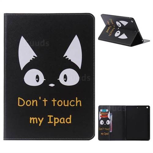 Cat Ears Folio Flip Stand Leather Wallet Case for iPad Air iPad5