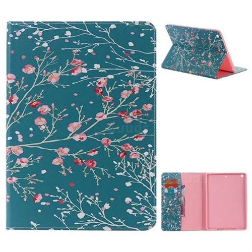 Apricot Tree Folio Flip Stand Leather Wallet Case for iPad Air iPad5