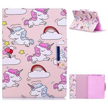 Cloud Unicorn Folio Flip Stand Leather Wallet Case for iPad Air iPad5