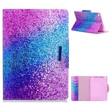 Rainbow Sand Folio Flip Stand Leather Wallet Case for iPad Air iPad5
