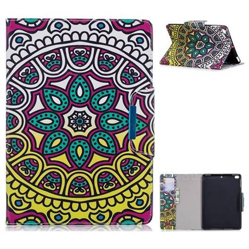 Sun Flower Folio Flip Stand Leather Wallet Case for iPad Air iPad5
