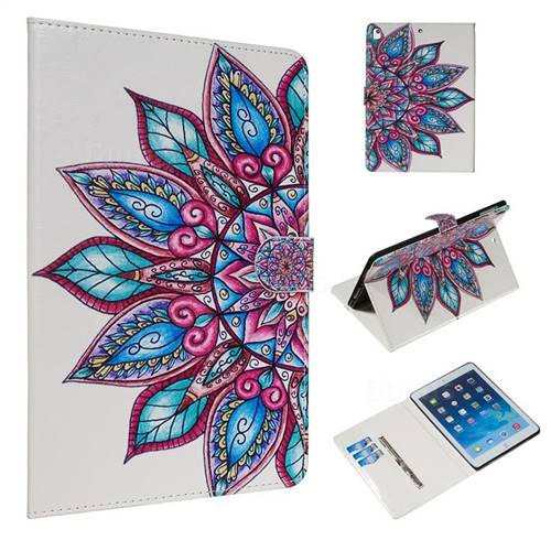 Mandala Flower Smooth Leather Tablet Wallet Case for iPad Air iPad5