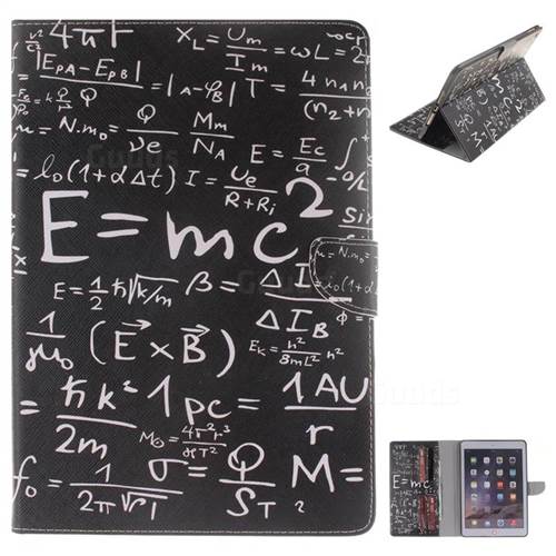 Formula Painting Tablet Leather Wallet Flip Cover for iPad Air 2 iPad6