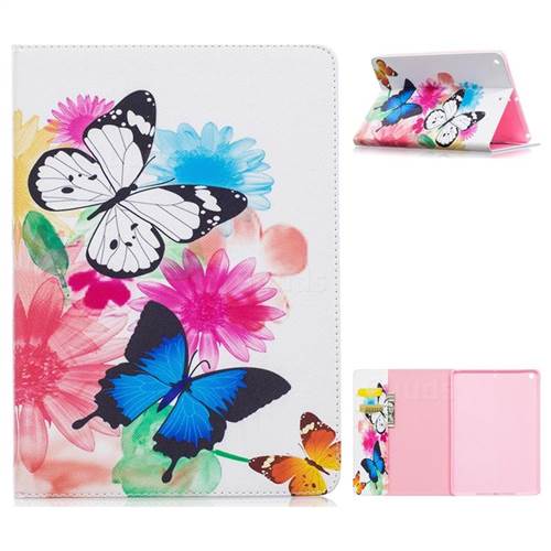 Vivid Flying Butterflies Folio Stand Leather Wallet Case for iPad Pro 9.7 2017 9.7 inch