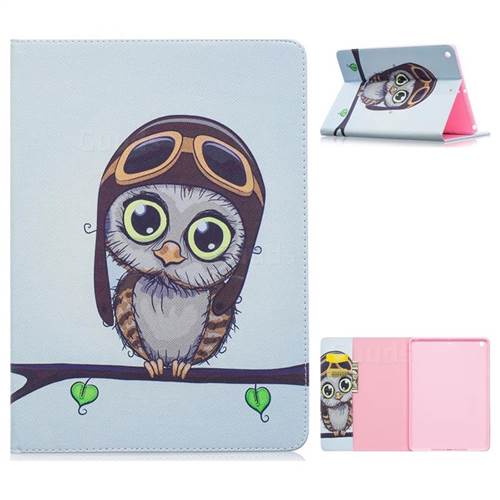 Owl Pilots Folio Stand Leather Wallet Case for iPad Pro 9.7 2017 9.7 inch