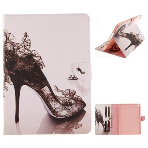 High Heels Painting Tablet Leather Wallet Flip Cover for iPad 9.7 2017 9.7 inch
