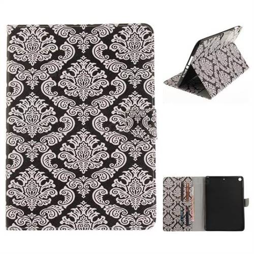 Totem Flowers Painting Tablet Leather Wallet Flip Cover for iPad 9.7 2017 9.7 inch