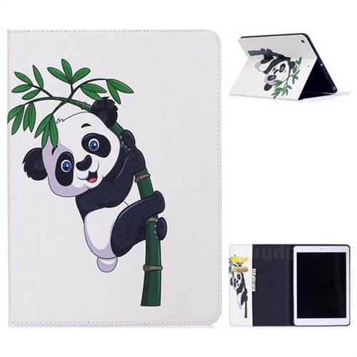 Bamboo Panda Folio Stand Leather Wallet Case for iPad Pro 9.7 2017 9.7 inch