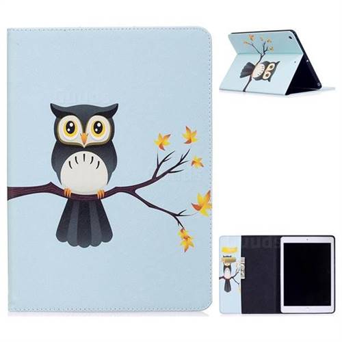 Owl on Tree Folio Stand Leather Wallet Case for iPad Pro 9.7 2017 9.7 inch
