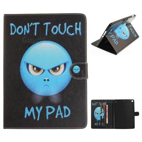 Not Touch My Phone Painting Tablet Leather Wallet Flip Cover for iPad Pro 9.7 2017 9.7 inch